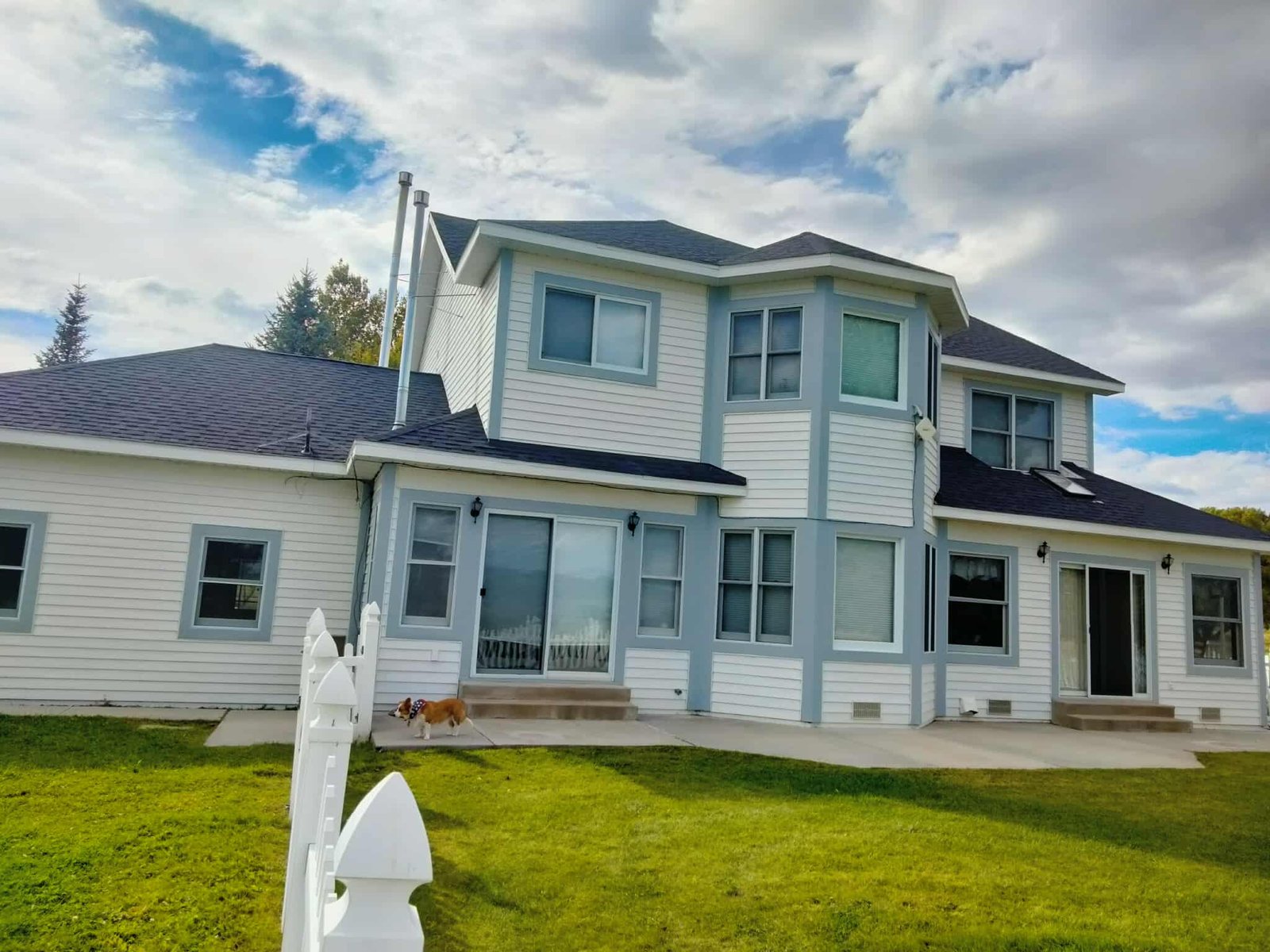 Exterior mountain home